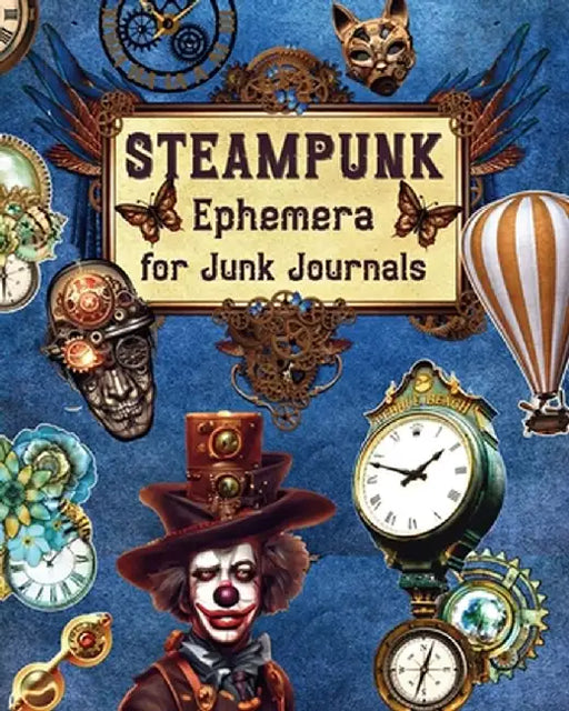 Steampunk Ephemera For Junk Journals: Over 250 Images To Cut Out and Collage for Scrapbooking, Decoupage, Mixed Media by Valery D. Walter