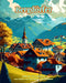 Bergdörfer Malbuch für Liebhaber von Natur und ländlicher Architektur Erstaunliche Designs für totale Entspannung: Traumdörfer in atemberaubender Berg by Harmony Art