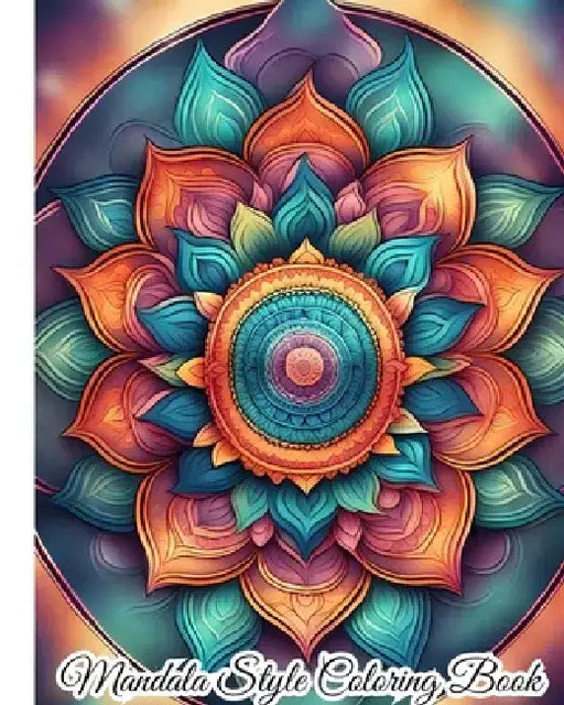 Mandala Style Coloring Book: Exciting, Mindful Coloring Book With Stress Relieving Mandala Style Patterns by Thy Nguyen