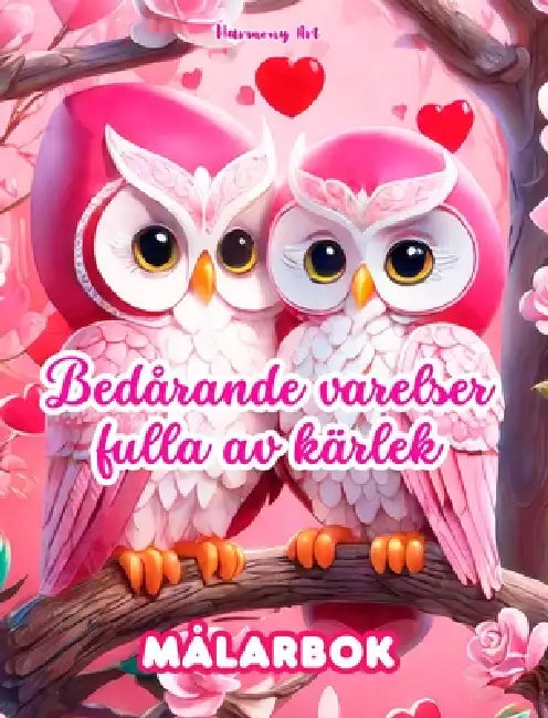 Bedårande varelser fulla av kärlek Målarbok Källa till oändlig kreativitet Perfekt present till Alla hjärtans dag: Unik samling av fantastiska djur oc by Harmony Art