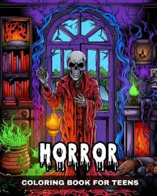 Horror Coloring Book for Teens: Scary Colouring Pages for Adults and Teens with Demons, Monsters and More by Ariana Raisa