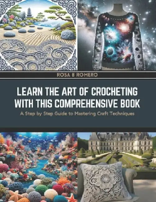 Learn the Art of Crocheting with this Comprehensive Book: A Step by Step Guide to Mastering Craft Techniques by Rosa B. Romero
