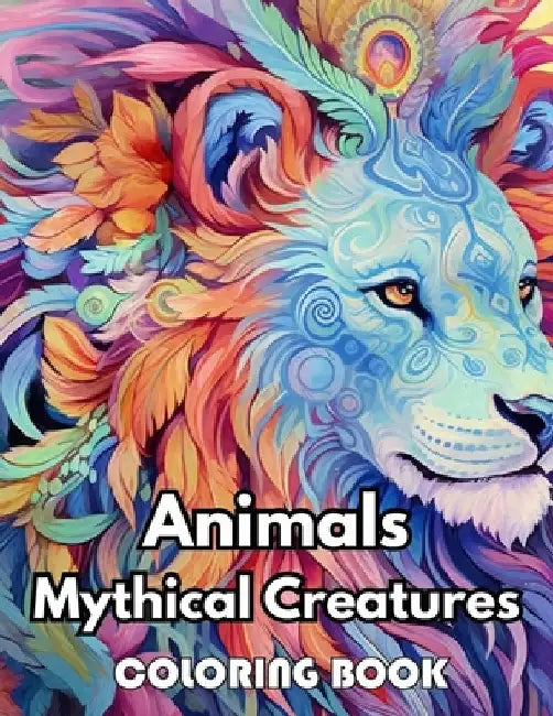 Animals Mythical Creatures Coloring Book: New Edition 100+ Unique and Beautiful High-quality Designs by Simpson Collen