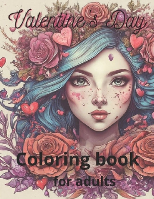 Valentine's Day. Coloring book for adults by Bannie Kannie