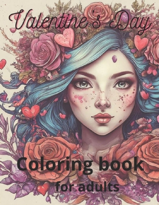Valentine's Day. Coloring book for adults by Bannie Kannie