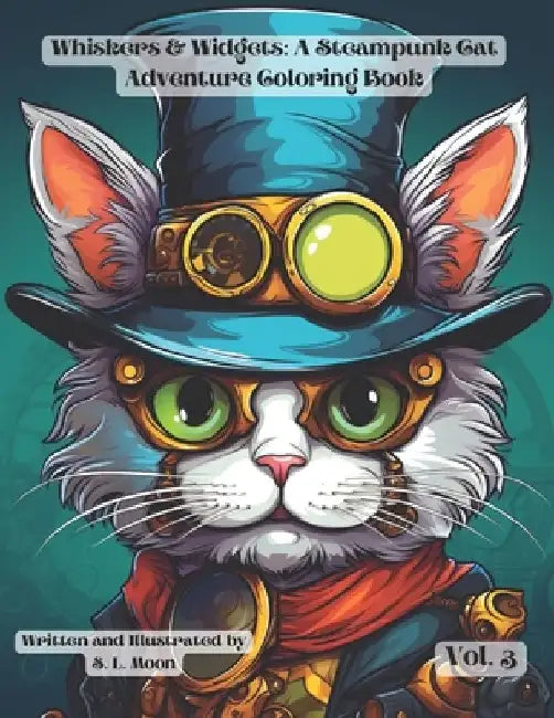 Whiskers & Widgets: A Steampunk Cat Adventure Coloring Book: Volume 3 by S. L. Moon