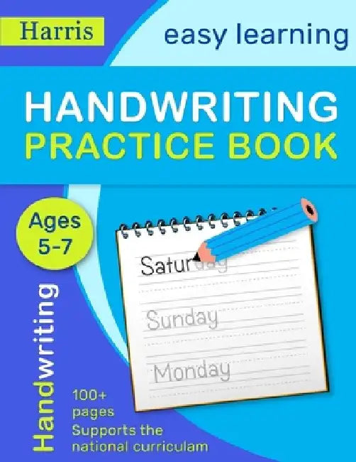 Handwriting Practice Book - 100+ Pages - Glossy Cover by M. a. Harris