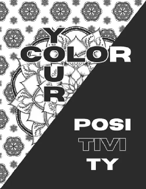 Color Your Positivity: Affirmations For Inner Peace by Elizabeth Diane Reynolds