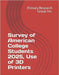 Survey of American College Students 2025, Use of 3D Printers by Primary Research Group Inc