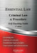 Criminal Law & Procedure: Essential Law Self-Teaching Guide by Sterling Education