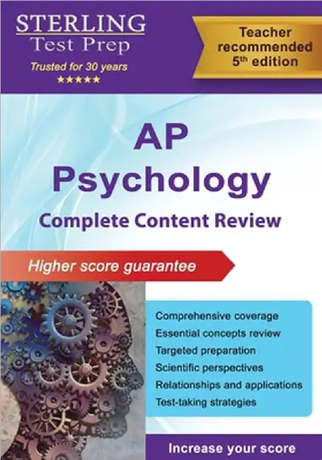 Sterling Test Prep AP Psychology: Complete Content Review for AP Psychology Exam by Sterling Test Prep