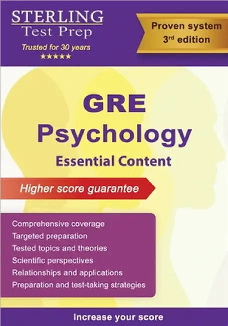 GRE Psychology: Comprehensive Review for GRE Psychology Subject Test by Sterling Test Prep