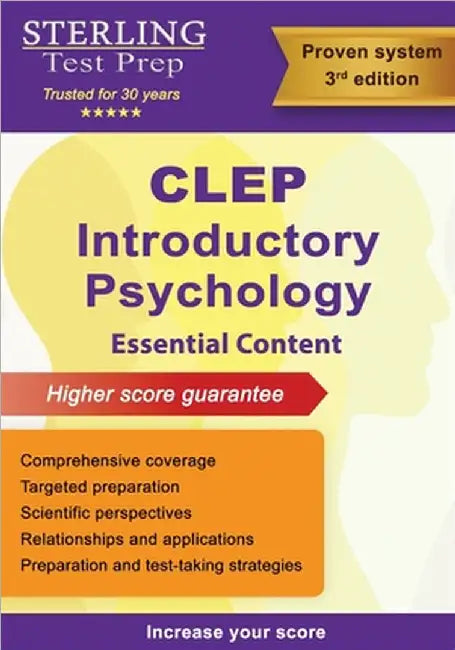 CLEP Introductory Psychology: Comprehensive Review for CLEP Introductory Psychology Exam by Test Prep, Sterling