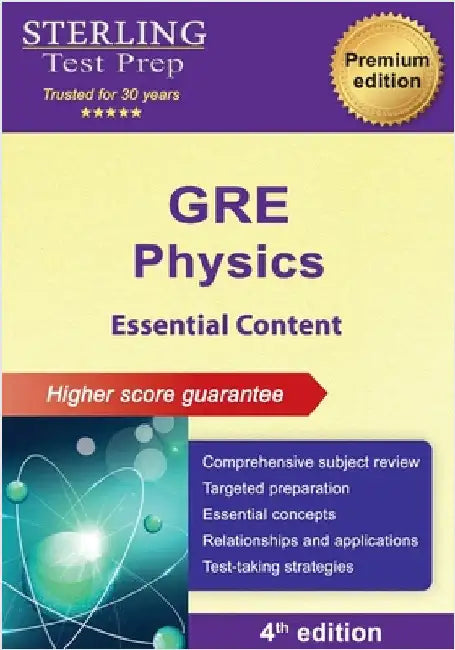 GRE Physics Essential Content: Comprehensive Review for GRE Physics Subject Test by Test Prep, Sterling