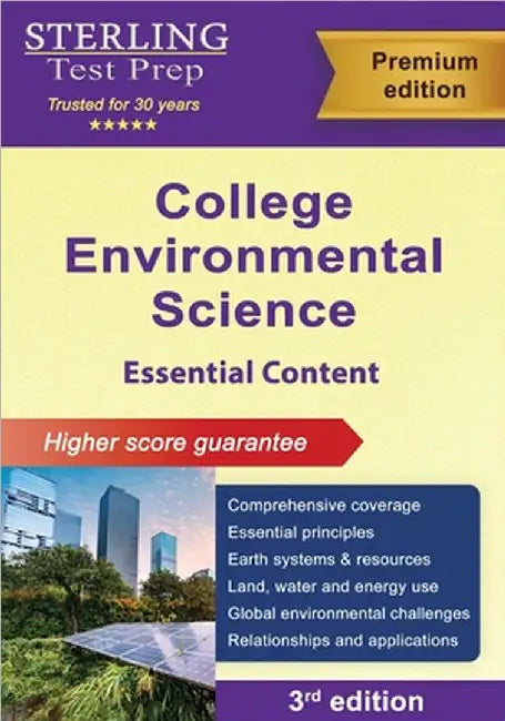 College Environmental Science: Essential Content by Sterling Test Prep
