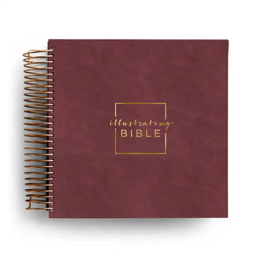 CSB Illustrating Bible - Cranberry by Dayspring