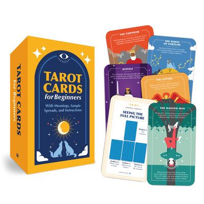 Tarot Cards for Beginners: Larger Size--With Meanings, Sample Spreads, and Instructions by Rockridge Press