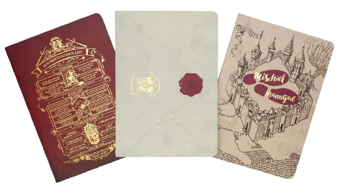 Harry Potter: Welcome to Hogwarts Planner Notebook Collection (Set of 3) by Insight Editions