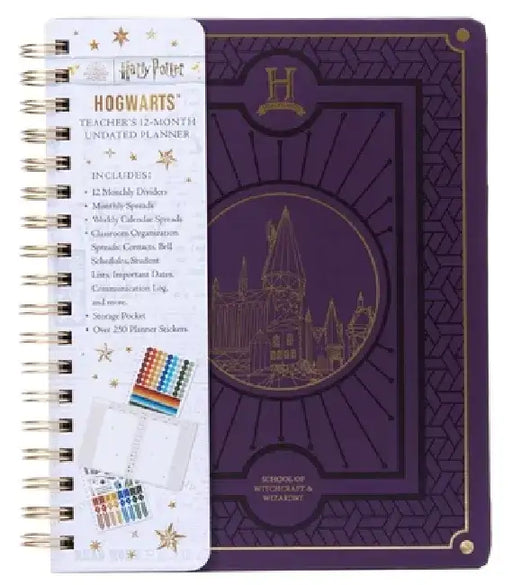 Harry Potter: Hogwarts Teacher's 12-Month Undated Planner by Insights