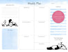 Big Panda and Tiny Dragon Weekly Planner Notepad by James Norbury