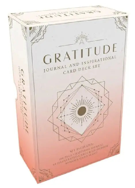 Gratitude Journal and Inspirational Card Deck Set by Insight Editions
