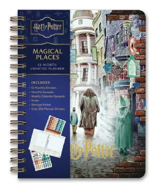 Harry Potter: Magical Places 12-Month Undated Planner by Insight Editions