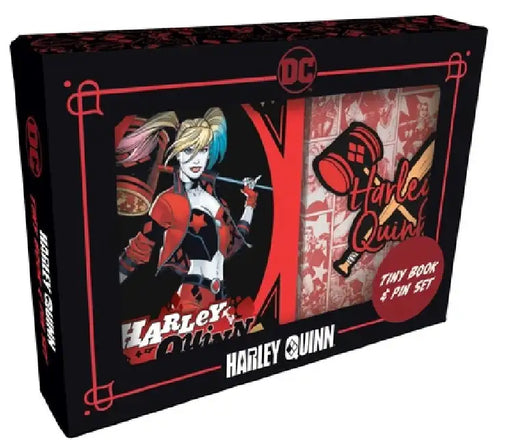 DC Comics: Harley Quinn Tiny Book and Pin Set by Insight Editions