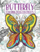 Butterfly Coloring Book For Adults by Sara Fabiani