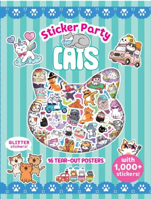 Sticker Party: Cats by Jing Lau, Jemima Hildick-Smith, Patti Hopkins