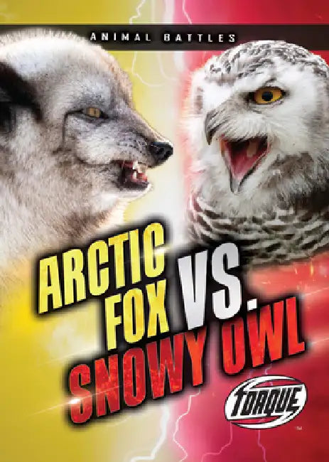 Arctic Fox vs. Snowy Owl by Nathan Sommer