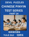 Devil Chinese Pinyin Test Series (Part 14) - Test Your Simplified Mandarin Chinese Character Reading Skills with Simple Puzzles, HSK All Levels, Extre by Yule Gui