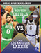 The Boston Celtics vs. the Los Angeles Lakers by Jamie Fickett