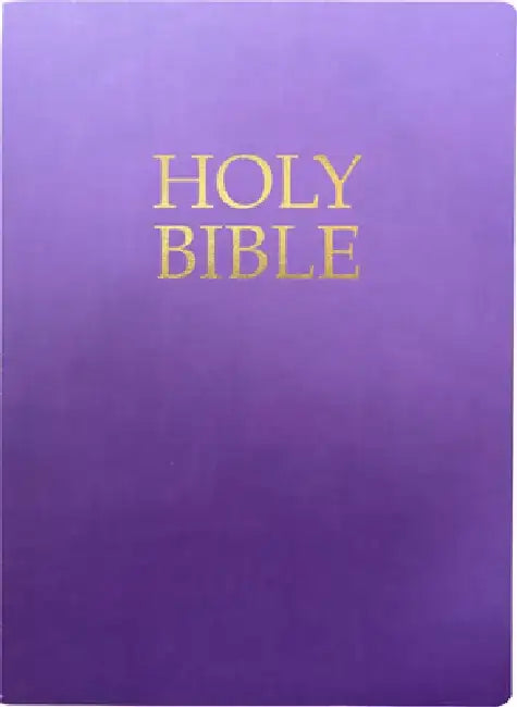 Kjver Holy Bible, Large Print, Royal Purple Ultrasoft: (King James Version Easy Read, Red Letter) by Whitaker House