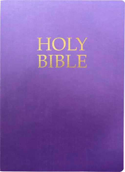 Kjver Holy Bible, Large Print, Royal Purple Ultrasoft: (King James Version Easy Read, Red Letter) by Whitaker House