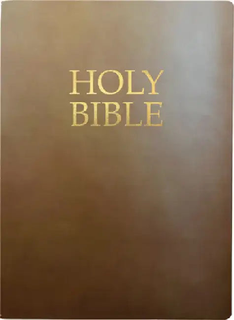 Kjver Holy Bible, Large Print, Coffee Ultrasoft: (King James Version Easy Read, Red Letter, Brown) by Whitaker House