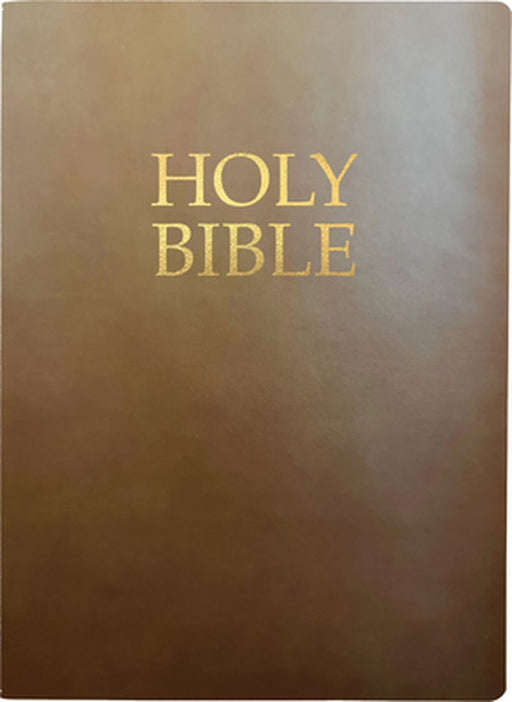 Kjver Holy Bible, Large Print, Coffee Ultrasoft: (King James Version Easy Read, Red Letter, Brown) by Whitaker House