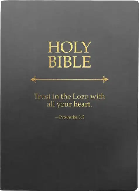 Kjver Holy Bible, Trust in the Lord Life Verse Edition, Large Print, Black Ultrasoft: (King James Version Easy Read, Red Letter, Proverbs 3:5) by Whitaker House