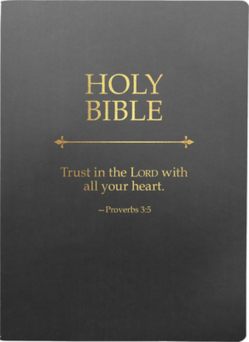 Kjver Holy Bible, Trust in the Lord Life Verse Edition, Large Print, Black Ultrasoft: (King James Version Easy Read, Red Letter, Proverbs 3:5) by Whitaker House