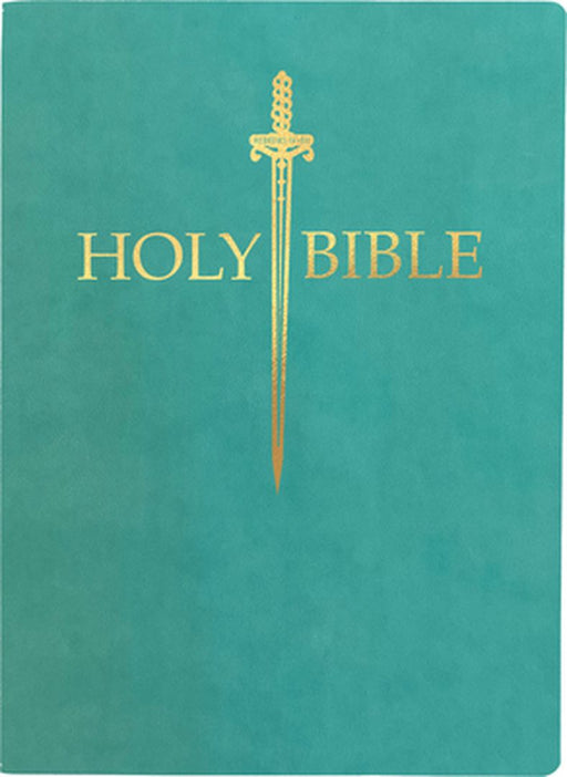 KJV Sword Bible, Large Print, Coastal Blue Ultrasoft: (Red Letter, 1611 Version) by Whitaker House