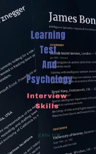 Learning Test And Psychology by John Lok