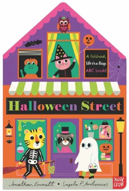 Halloween Street: A Fold-Out, Lift-The-Flap ABC Book! by Jonathan Emmett, Ingela P. Arrhenius