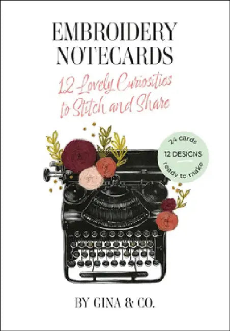 Embroidery Notecards by Gina & Co
