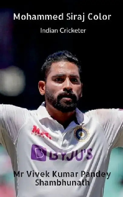Mohammed Siraj Color: Indian Cricketer by Naveen Deshpete