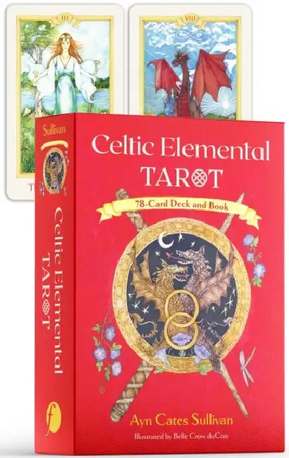 Celtic Elemental Tarot: 78-Card Deck and Book by Ayn Cates Sullivan