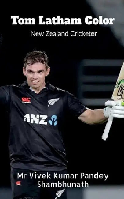 Tom Latham Color: New Zealand Cricketer by Vivek Kumar Pandey