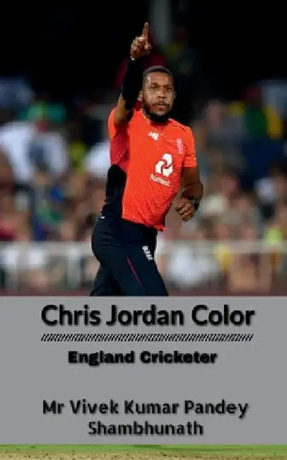 Chris Jordan Color: England Cricketer by Vivek Kumar Pandey