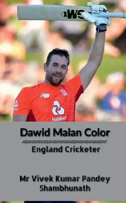 Dawid Malan Color: England Cricketer by Vivek Kumar Pandey