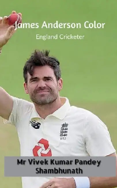 James Anderson Color: England Cricketer by Vivek Kumar Pandey