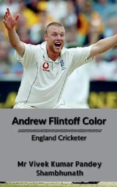 Andrew Flintoff Color: England Cricketer by Vivek Kumar Pandey