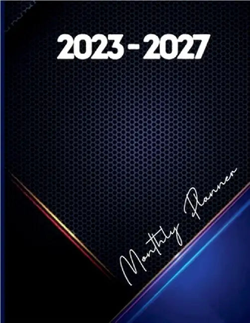 2023-2027 Monthly Planner for Men: 5 Years Pocket Organizer with Elegant Cover for Men by Aiden Norwood